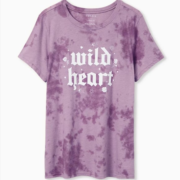 torrid Tops - TORRID WILD HEART CLASSIC TRIBLEND TIE-DYE TEE